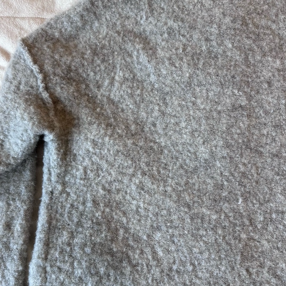 Free People Gray Phantom Open Cardigan Sz M - Picture 10 of 16
